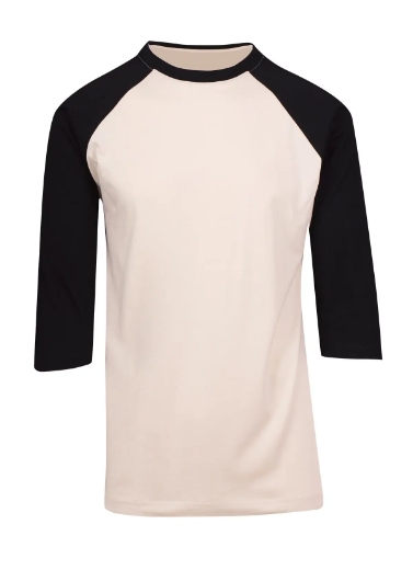 Picture of RAMO, Mens 3/4 Sleeve Raglan Tee